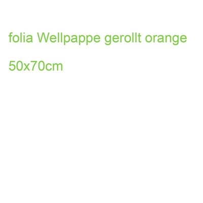 folia Wellpappe gerollt orange 50x70cm (4001868712407) (741140)
