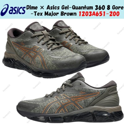Dime × Asics Gel-Quantum 360 8 Gore-Tex Major Brown 1203A651-200 Herren Gr.