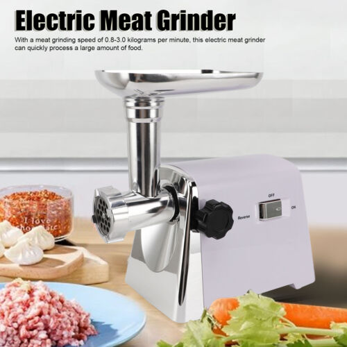 Electric Meat Grinder Household Sausage Meat Grinding Mincing Machine EU Plug - Picture 1 of 23