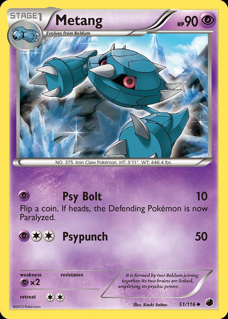 Pokemon Metang (51/127) Plasma Freeze LP