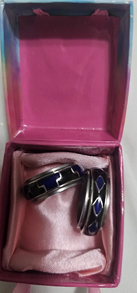 BFF Mood Ring Set Spinner In Gift Box Size Womens 7 And 8 - Image 2 of 3