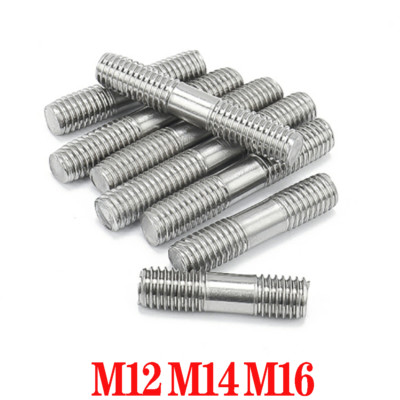 M12 M14 M16 Double End Threaded Stud Bar Rod Bolts 304(A2) Stainless Steel Screw