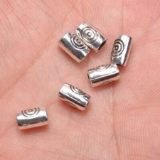 40pcs tibetan silver necklace bracelet beads charm spacer beads Q186