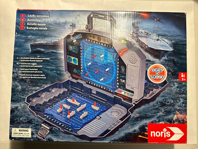 Noris Electronic ship game with light and sound effects