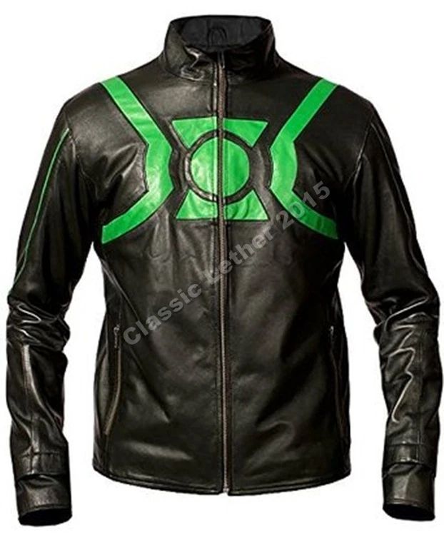 Green lantern leather jacket discount