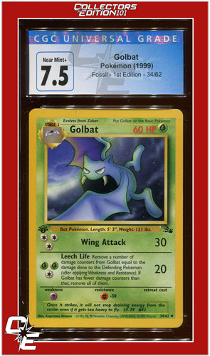 Golbat (1st Edition) graded CGC 7.5 for sale on eBay