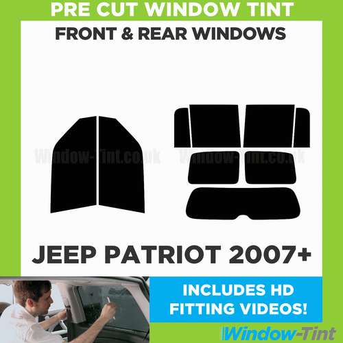 For Jeep Patriot 2007+ Full Pre Cut Window Tint Kit Front & Rear Tinting Film - Picture 2 of 10