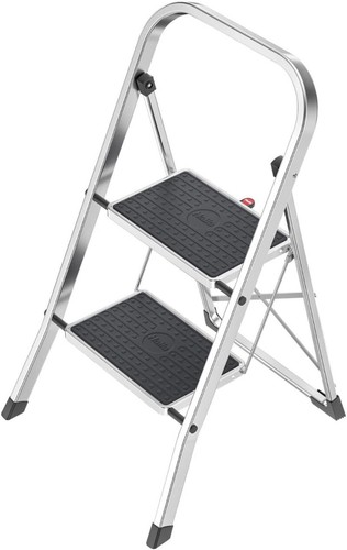 Hailo K60 StandardLine | Aluminum Folding Step | Two Large Steps with Non-Skid m - Picture 8 of 12