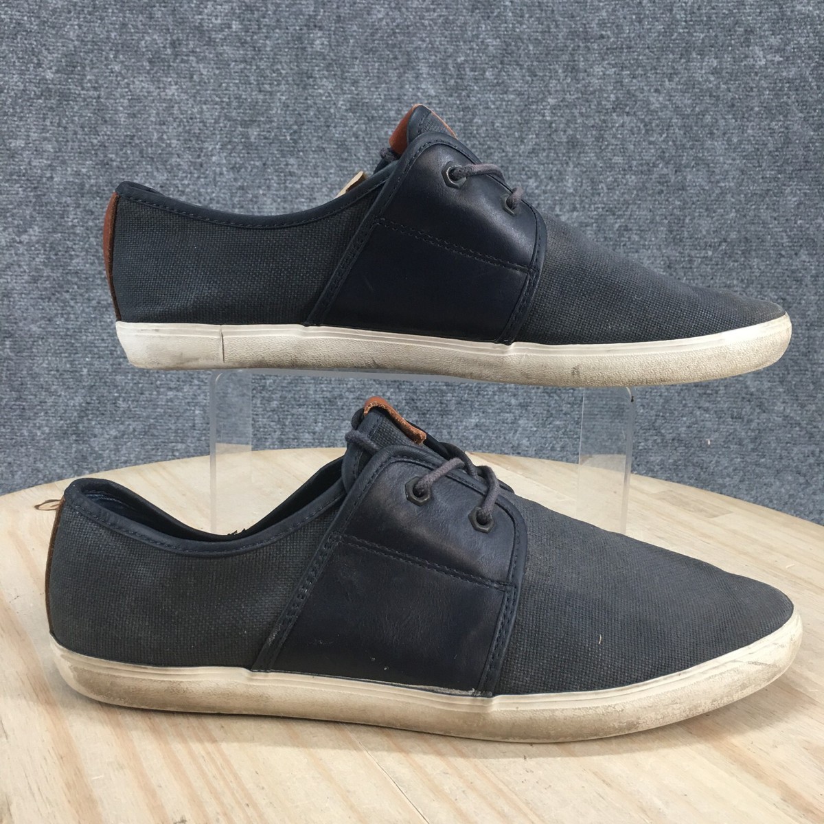 Aldo Shoes Mens 9.5 Qaedien Casual Low Top Sneakers Blue 