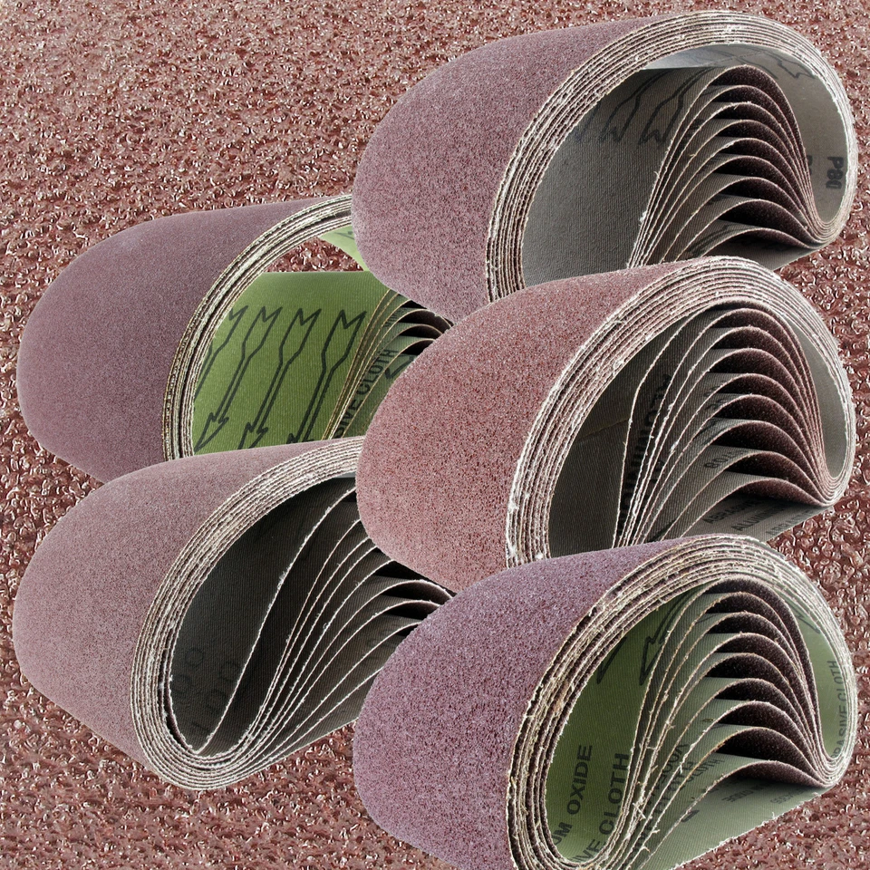 ABRABORO® Gewebe-Schleifbänder 75x533 mm P40 - P120 Schleifband Gewebebänder