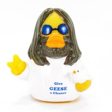Give Geese A Chance Rubber Duck