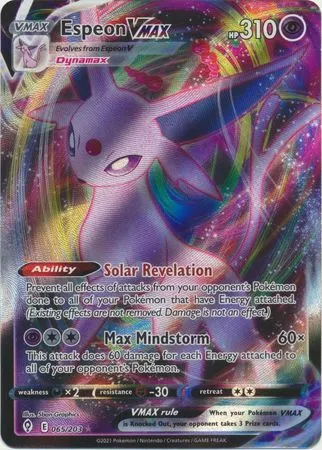 Espeon-VMAX (65/203), Busca de Cards