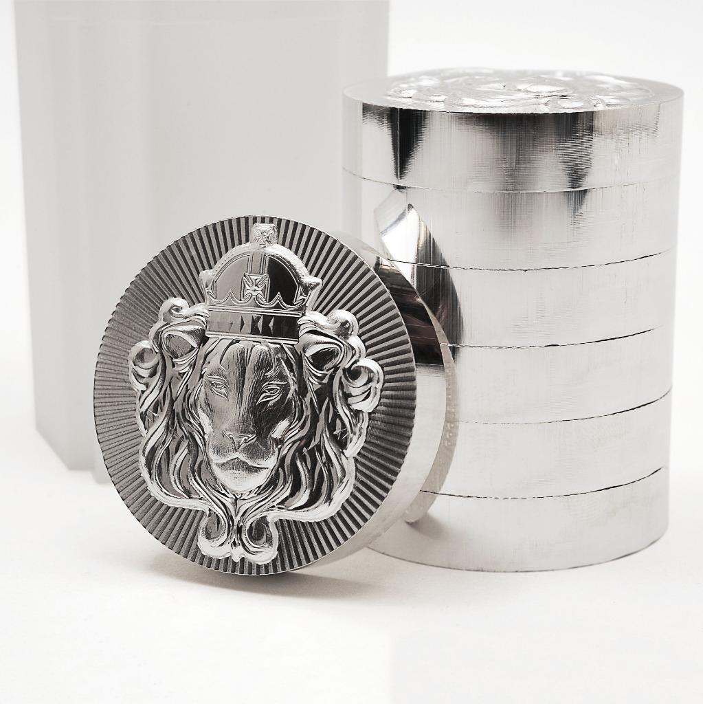7 x 100g Silver STACKER ROUNDS by Scottsdale Mint - 22.50 oz .999