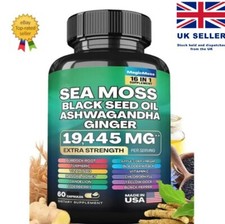 Sea Moss, Black Seed Oil , Ashwagandha, Ginger, Manuka Honey,