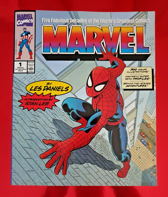 Marvel Five Fabulous Decades of the World's Greatest Comics #1 by Les Daniels 