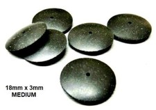 Silicone Polishing Wheels Knife Edge Black Medium Jewelry EVE Germany Pack 10