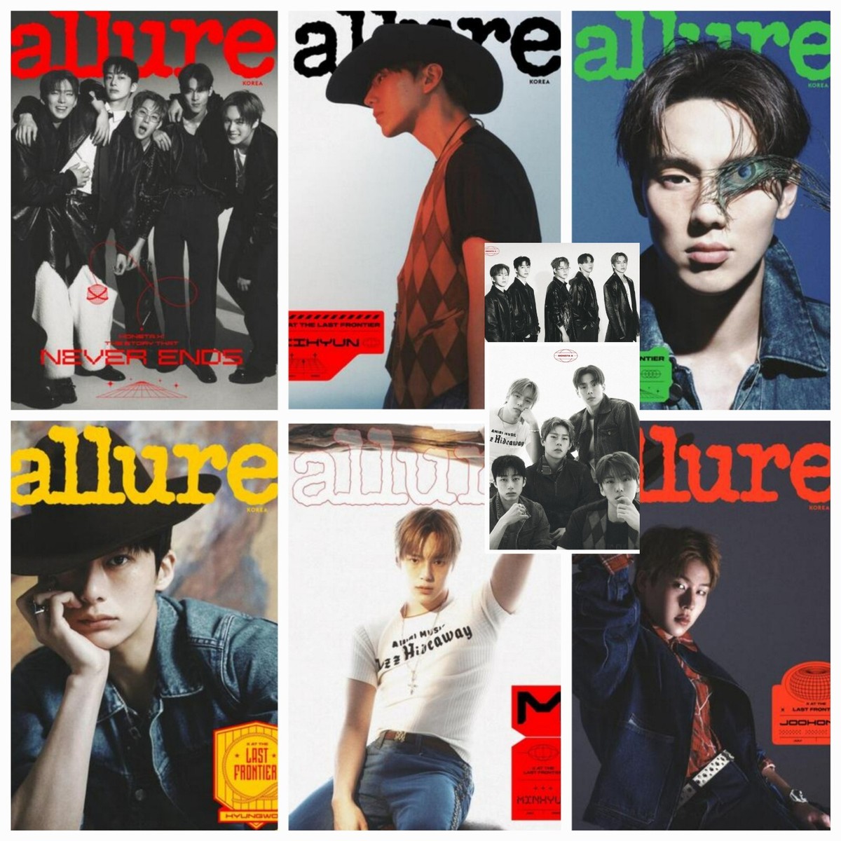 MONSTA X allure Korea 2025 07 July EDITION Magazine monstax