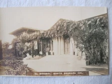 Santa Barbara California ~ El Mirasol Hotel ~ RPPC ~ Real Photo 1920's ~ # 103 ~