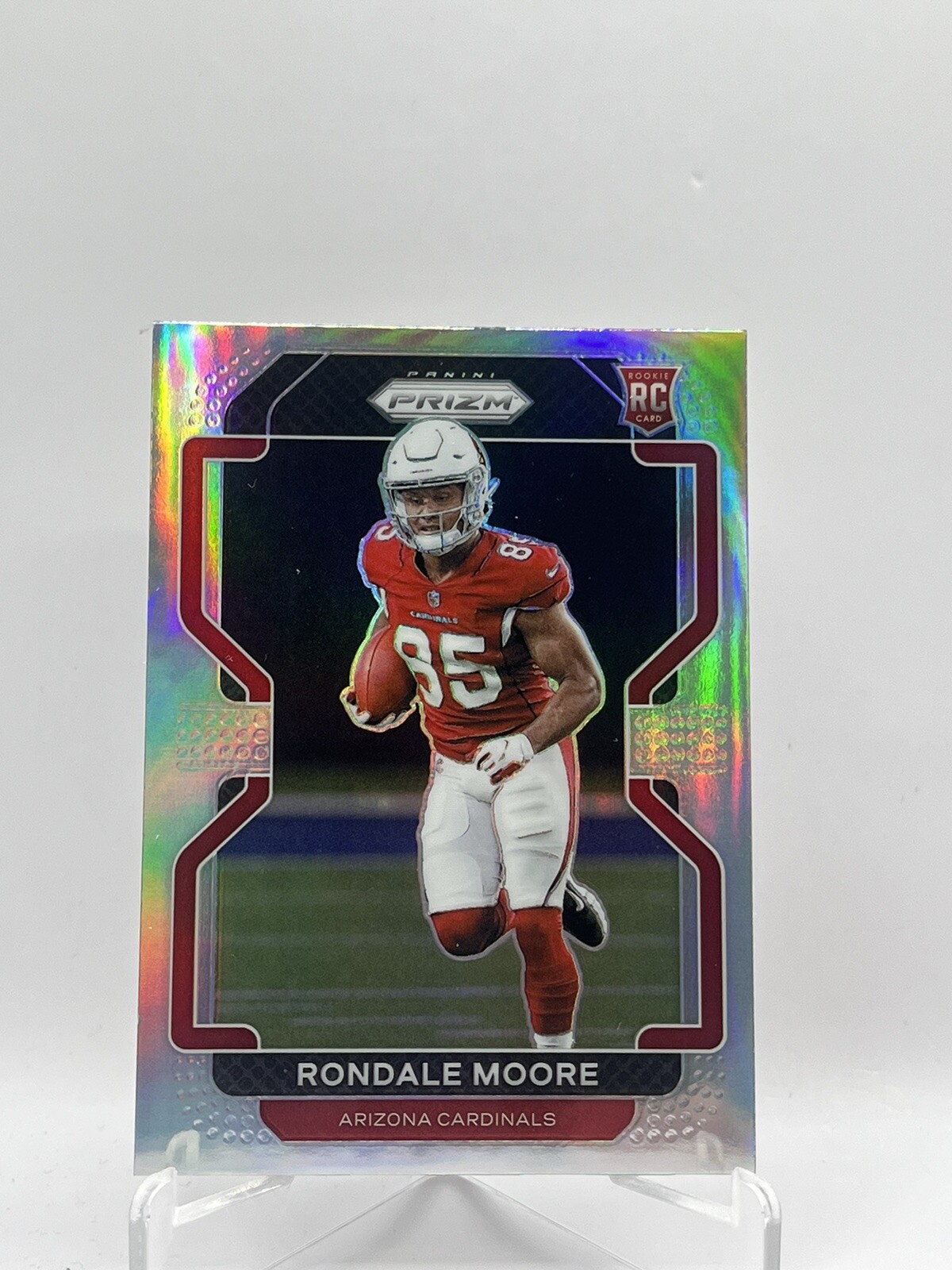 Rondale Moore - 2021 Panini Prizm Silver Prizm Rookie Card #347 Cardinals RC