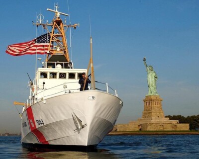 US Coast Guards New York USCG USN Navy NYC Trump rescue Cutter USS Brooklyn
