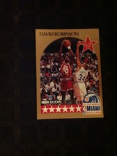 David Robinson 1990-91 NBA Hoops #24 San Antonio Spurs All Star West HOF NEW