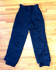 Obermeyer Storm Alt3 Women Size 8 S Ski Snow Board Pants Adjustable Waist Black