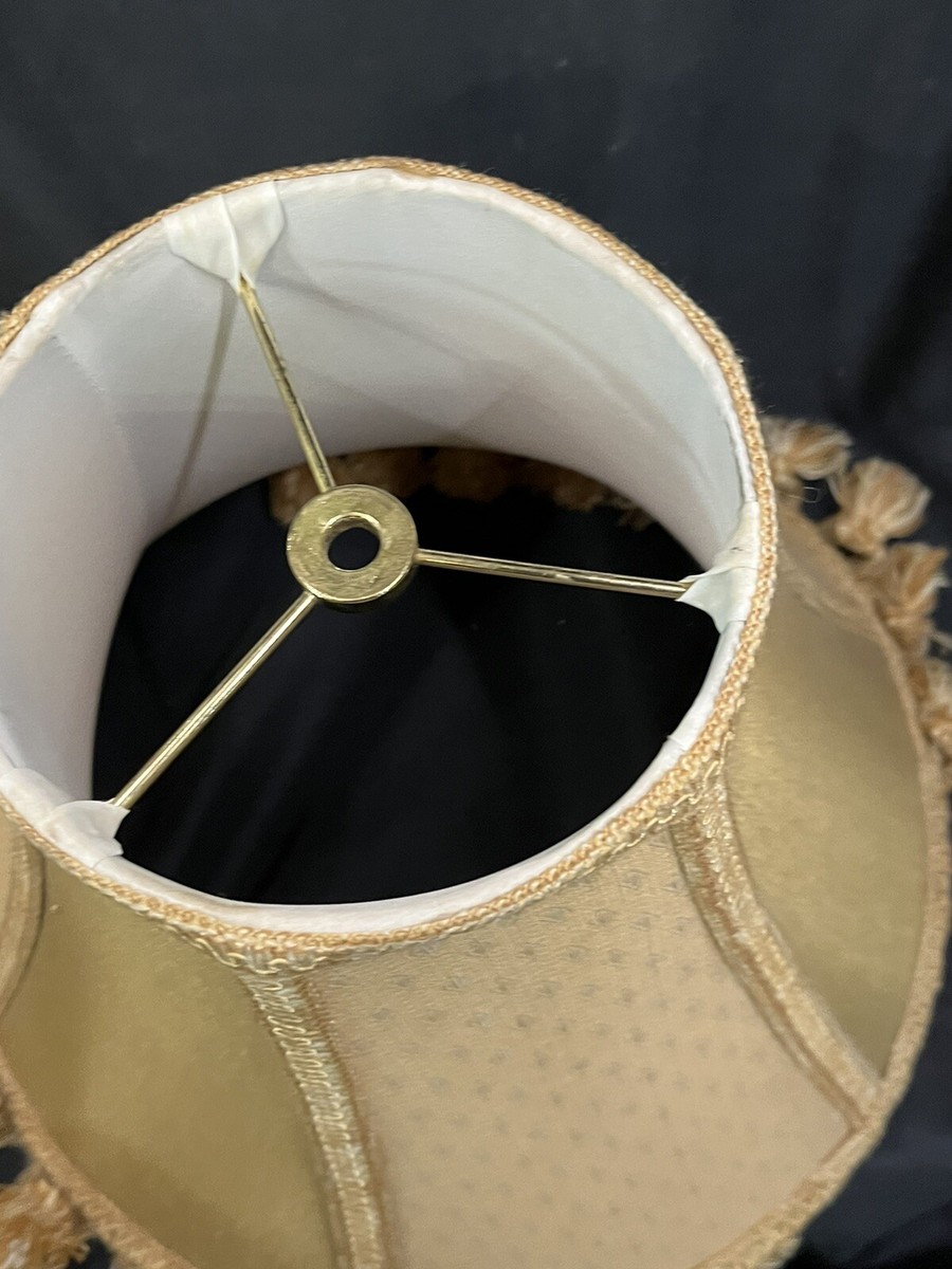 Vintage Victorian French Beige Fringe Lamp Shade Various Fabric