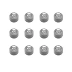 Caflon White Sliver Placted - April Stud (12 Pack)