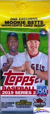 2019 Topps Series 2 Baseball HUGE Factory Sealed JUMBO FAT PACK-34 Cards!