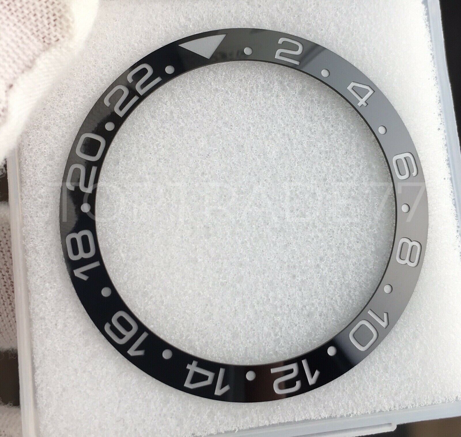 Insert lunette en céramique noire pour Rolex GMT-Master II 116710LN