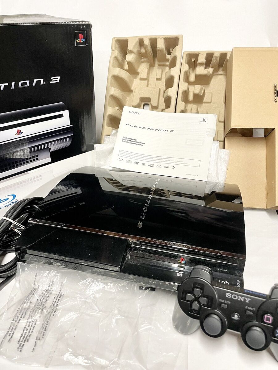 Sony PlayStation 3 PS3 Backwards Compatible Console In Box CECHA01