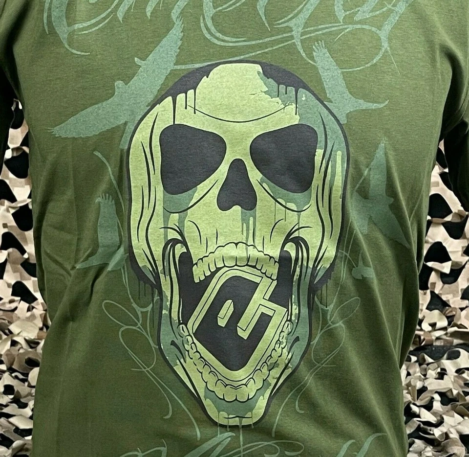 NUEVA Camiseta Planet Eclipse Emortal Para Hombre - Oliva - Pequeña Foto 2 de 4