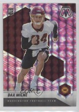 2021 Panini Mosaic Rookies Pink Camo Mosaic Prizm Dax Milne #400 0kr5