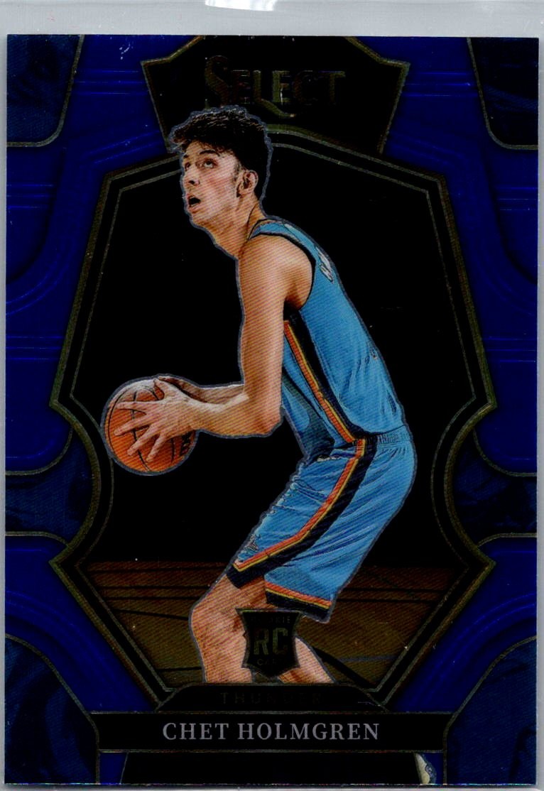 2022-23 Panini Select #196 Chet Holmgren Blue (Retail Base)