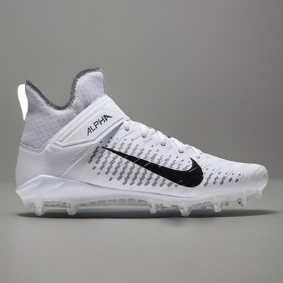 Mens Size 9 Nike Alpha Menace Pro 2 Mid White Football Cleats AQ3209-100 Nike Alpha Menace Pro 2 Mid White Football Cleats Mens  main image 4
