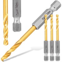 3X Metallbohrer Stahlboherer 4 Mm Hex Milwaukee Spiralbohrer Edelstahlbohrer