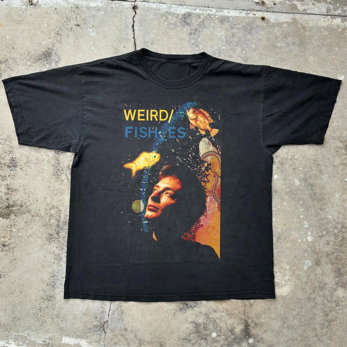 Radiohead Weird Fishes Thom Yorke Funny Black Unisex T-shirt Size