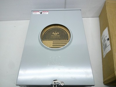 Milbank U9701-RXL 1-Position Meter Socket 600 VAC 200 A 3 Phase NEMA 3R Enclosur
