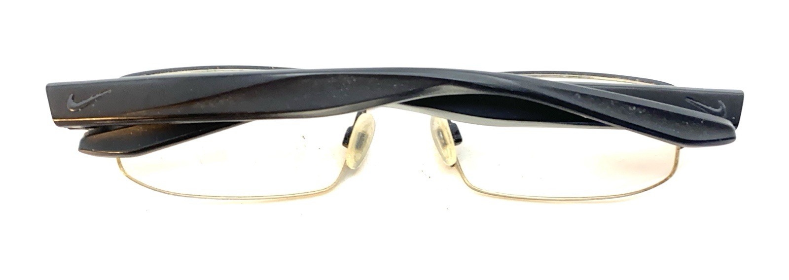Nike  8170 002 Black Half Rim Metal Eyeglasses Frames 55-18 140 Men Women Sport thumbnail 12