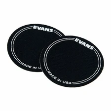 Evans EQ Patch EQPB1 2-pack Black Nylon Bass Drum Impact Pads