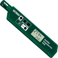 445580 Humidity and Temperature Pen Sized Meter with Pocket Clip