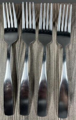 Cambridge Silversmiths Julie Stainless Steel Dinner Forks Set of 4 Silver 8''