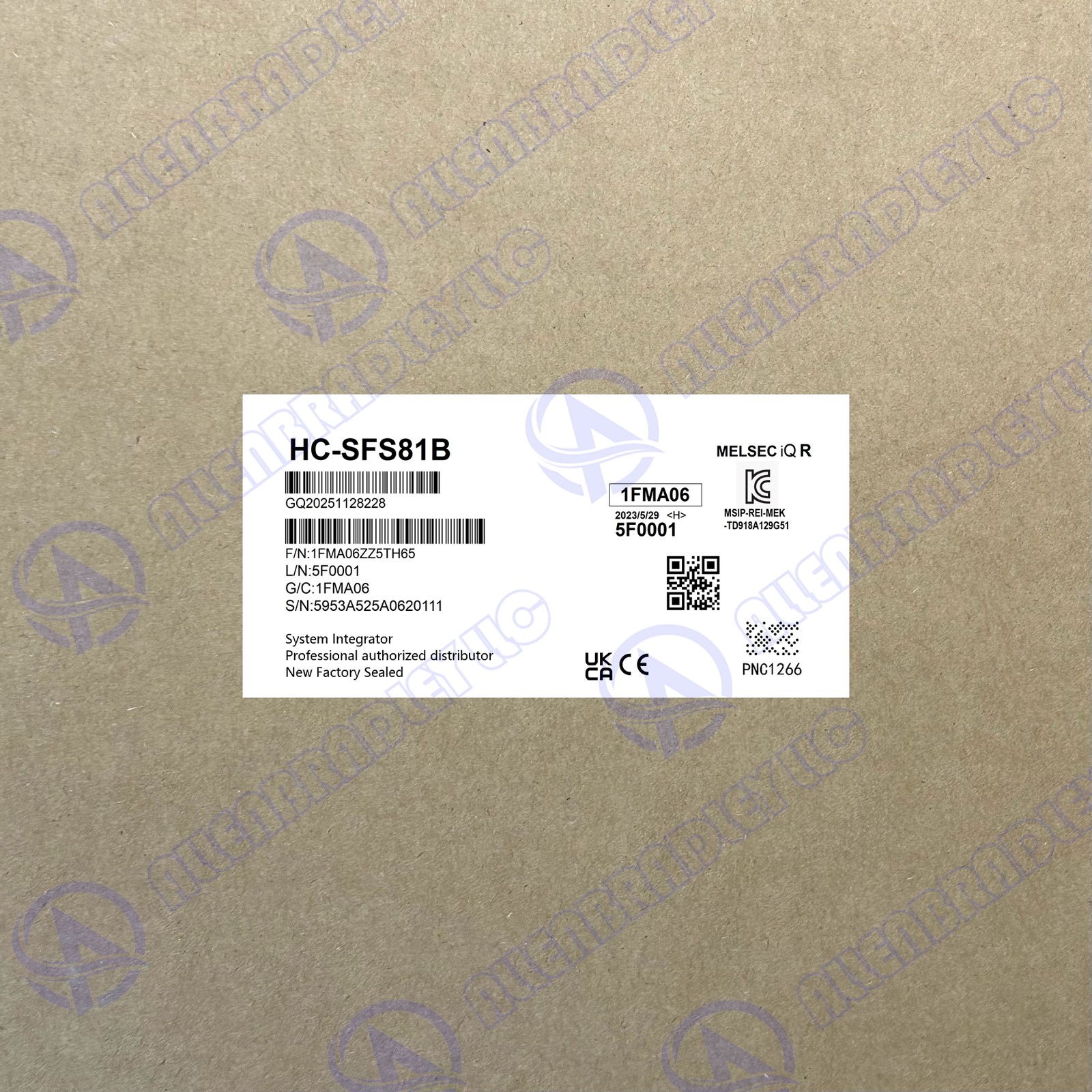 HC-SFS81B Servo Drive Mitsubishi UPS Express HCSFS81B  GQP0