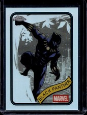 2025 Topps Chrome Marvel Black Panther Refractor #136