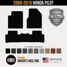 Avery Touring Front Rear Runner Floor Mats For 2009-2015 Honda Pilot 1k5 Avery Touring Front Rear Runner Floor Mats For 2009-2015 Honda Pilot 1k5