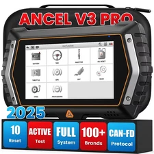 Ancel V3 PRO Bi-directional OBD2 Scanner Car Diagnostic Full System ABS Bleeding