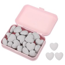 20 Pcs Duvet Cover Pins Clips to Hold Comforter Inside, Gray Heart