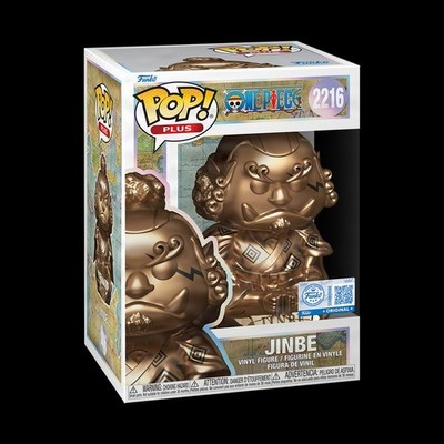 Funko Pop! OnePiece Jinbe 2216 Bronze Statue Exclusive inkl. Pop Protector