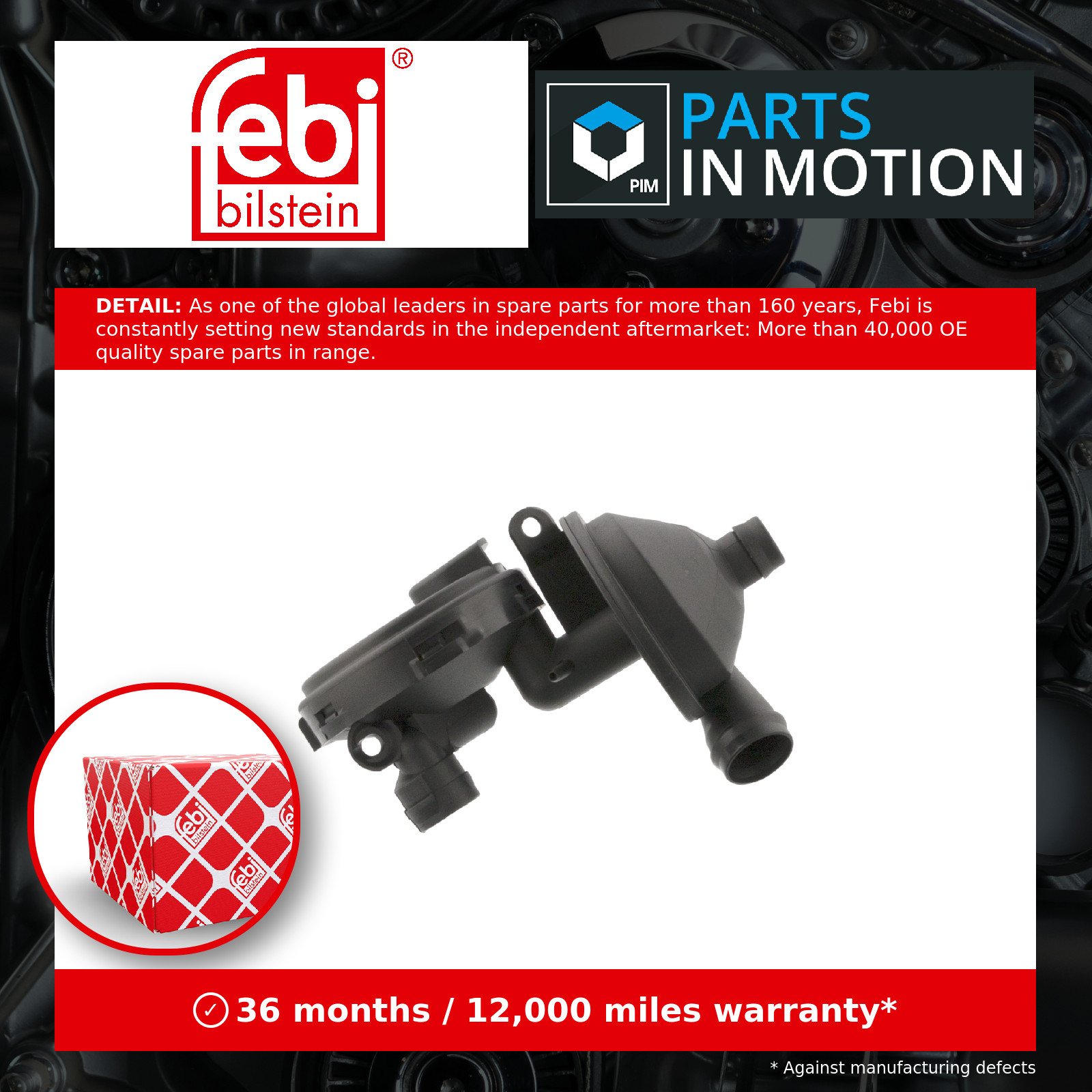Fits FEBI 26100 CRANKCASE VENTILATION VALVE - Image 12