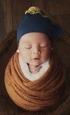 Newborn Cultural Style Wrap - Swaddling - Studio Photography - Photos